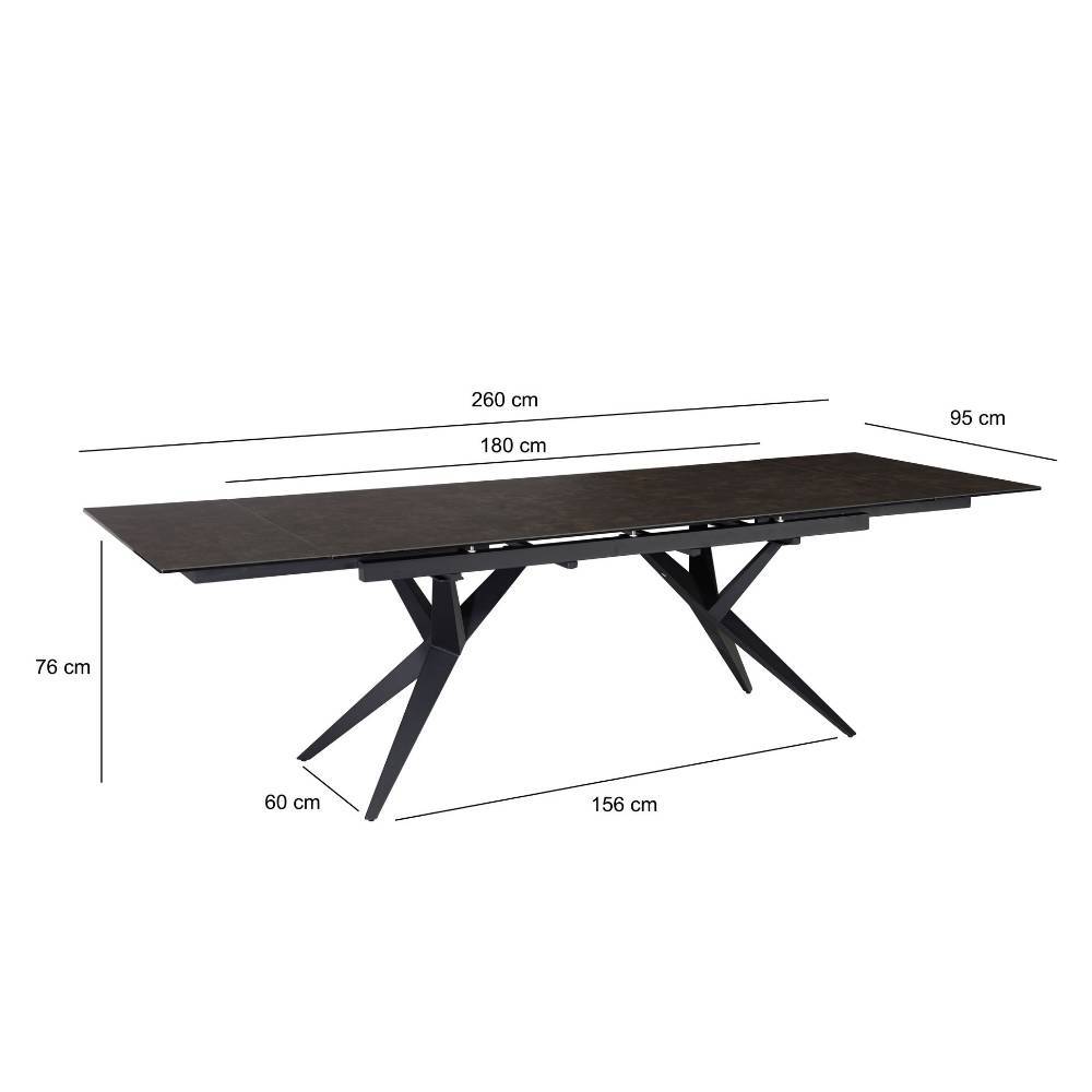 Esszimmer Ausziehtisch in Steinoptik - Dorcano