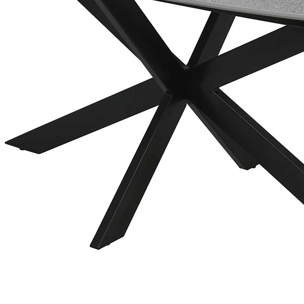 Esszimmer Tisch mit HPL in grauer Steinoptik - Fortlanda