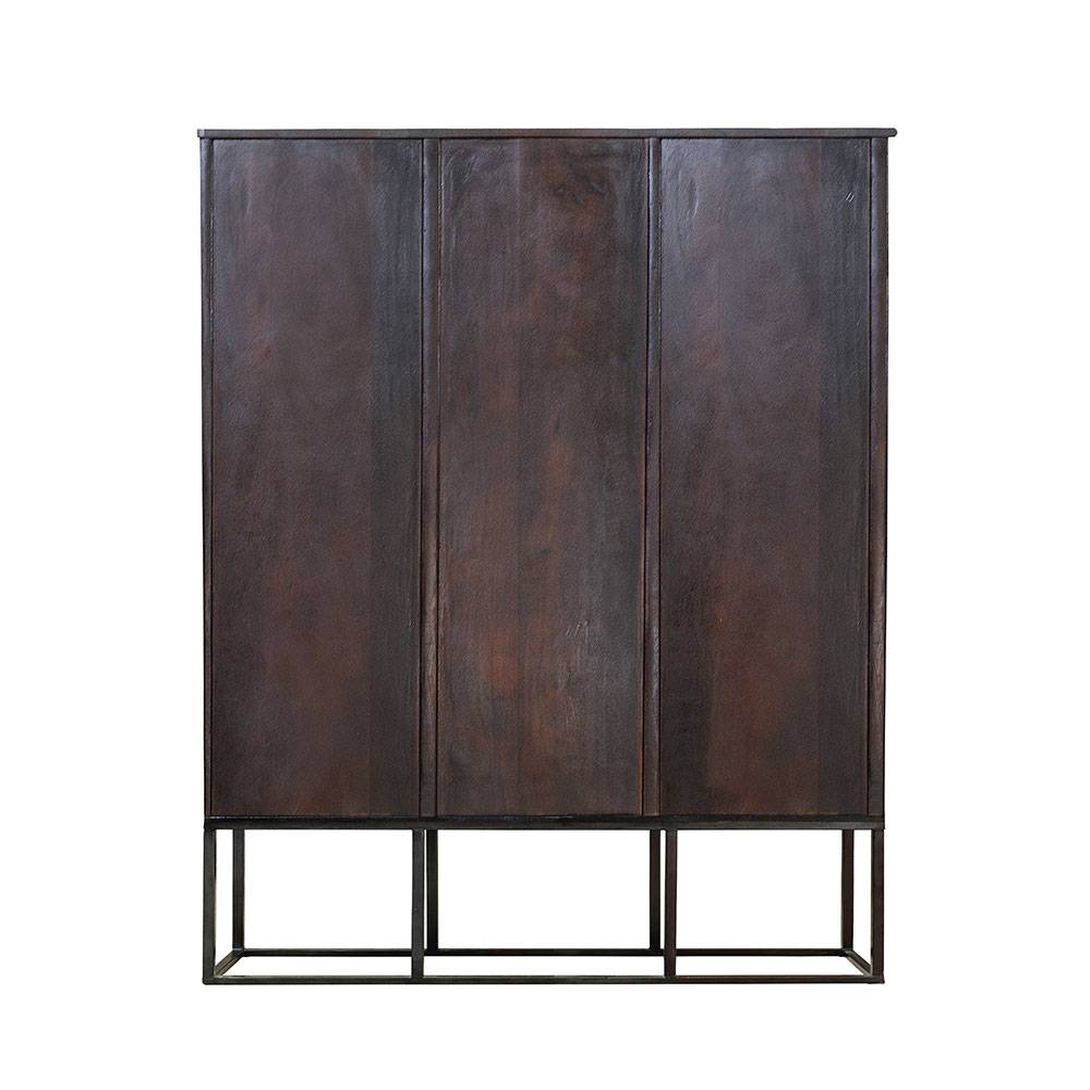 Design Schrank in Walnuss Braun - Solu