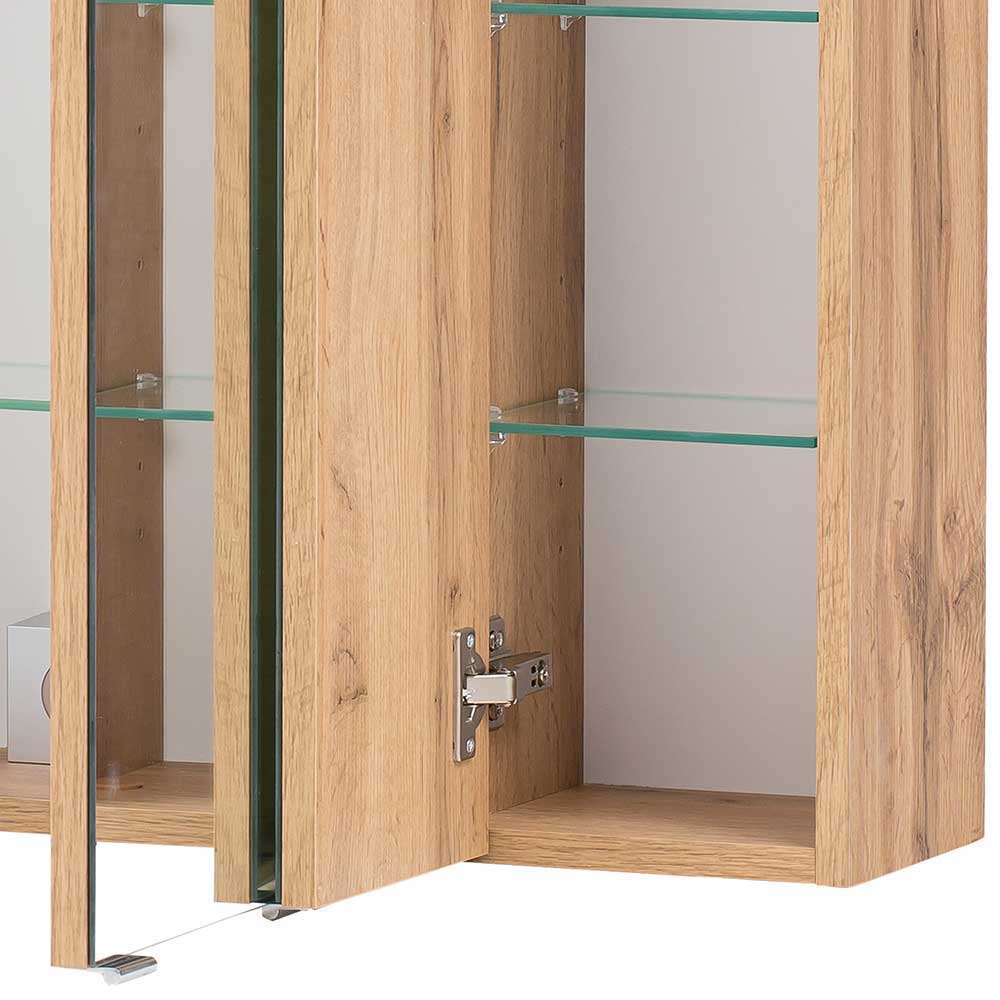 Badezimmermöbel mit Holzdekor - Neuzera (vierteilig)