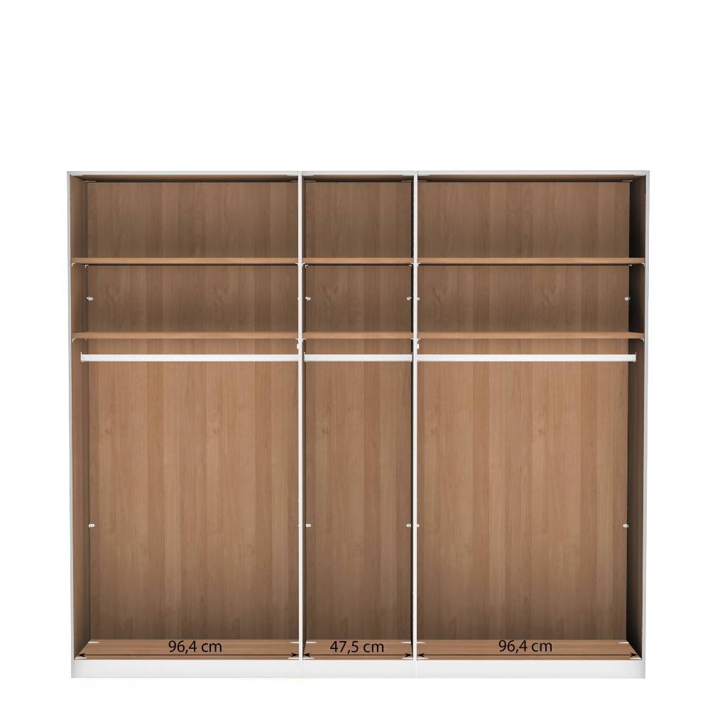 Schlafzimmer Kleiderschrank mit fünf Türen - Crucav