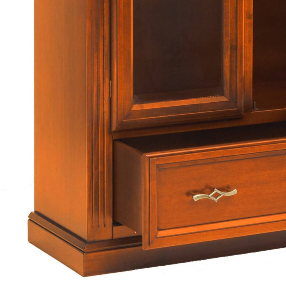 Vitrinenschrank in Kirschbaumfarben - Manukau