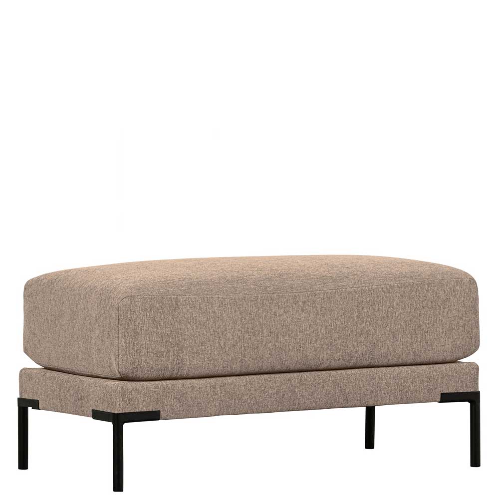 Chenille Hocker in Schlammfarben - Alamo