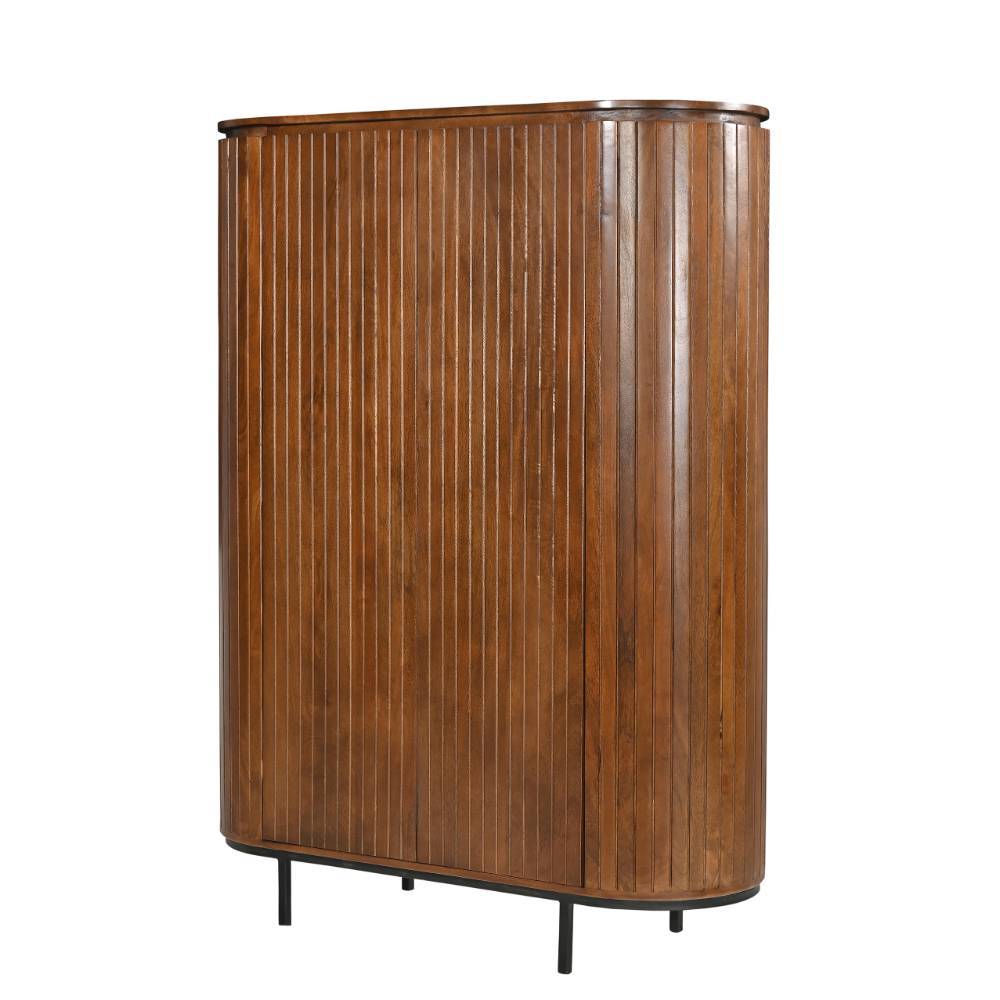 Retro Design Highboard aus Mangoholz - Galadira