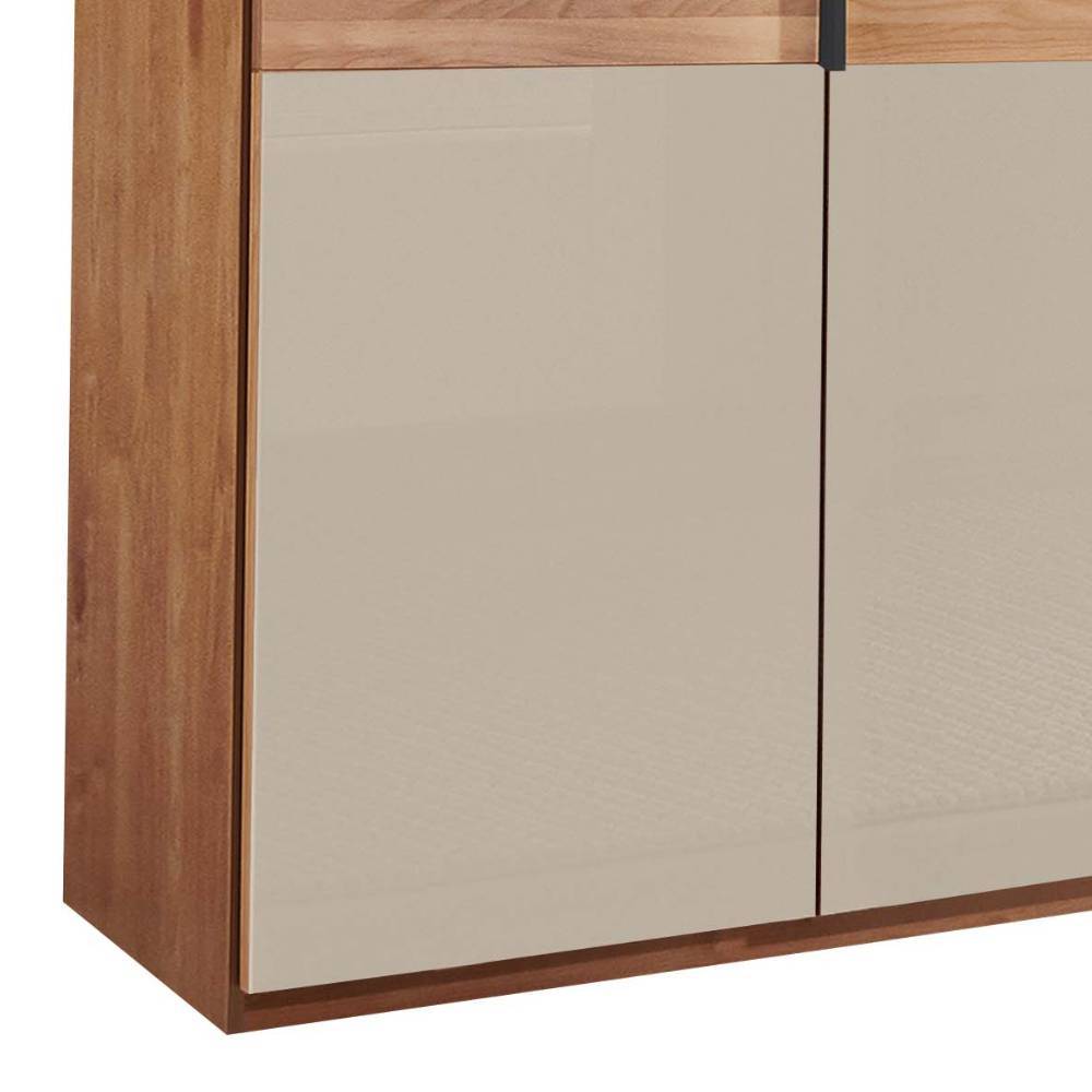 7-türiger Schlafzimmerschrank in Erle teilmassiv - Angelina