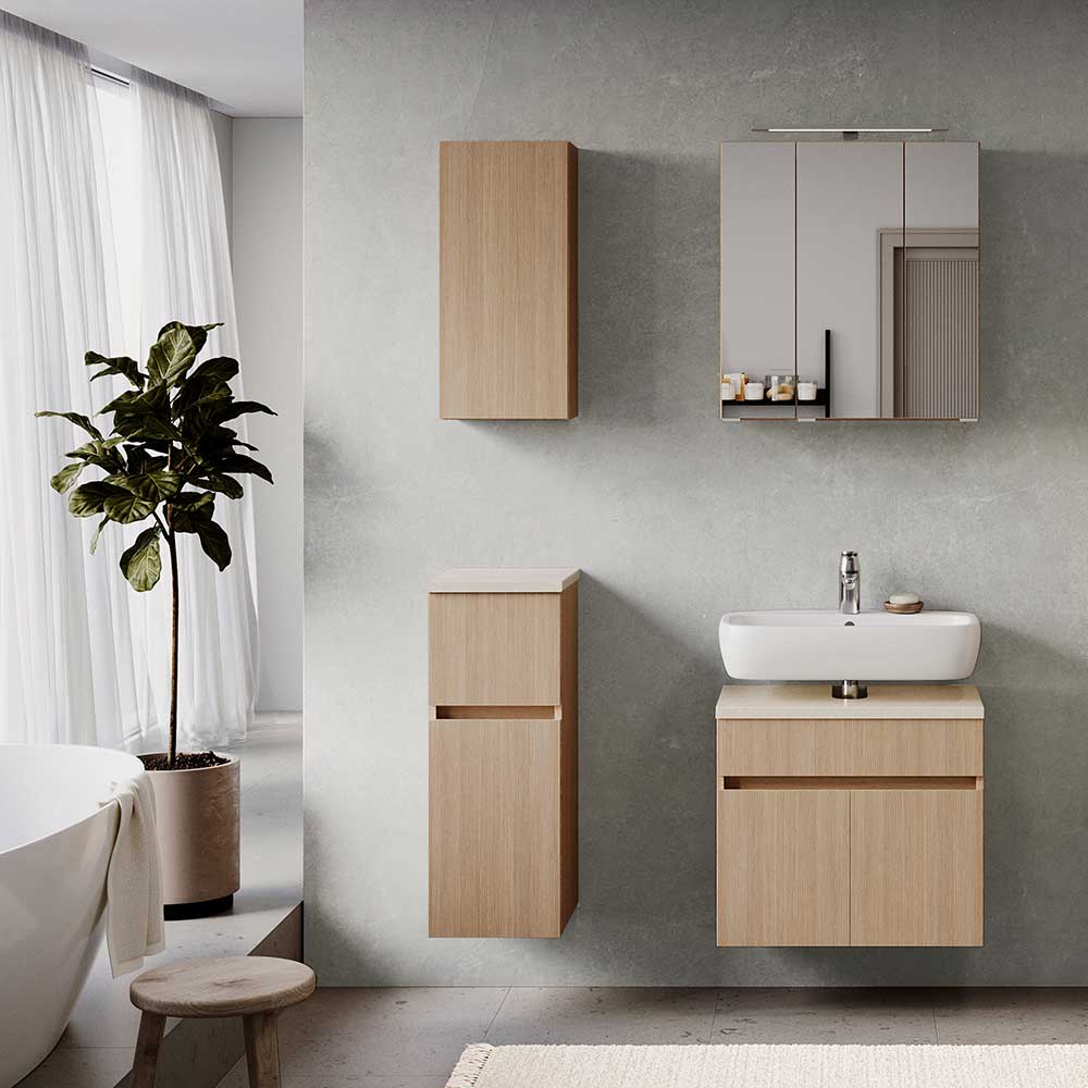 Badezimmer Oberschrank mit einer Tür - Vibulam