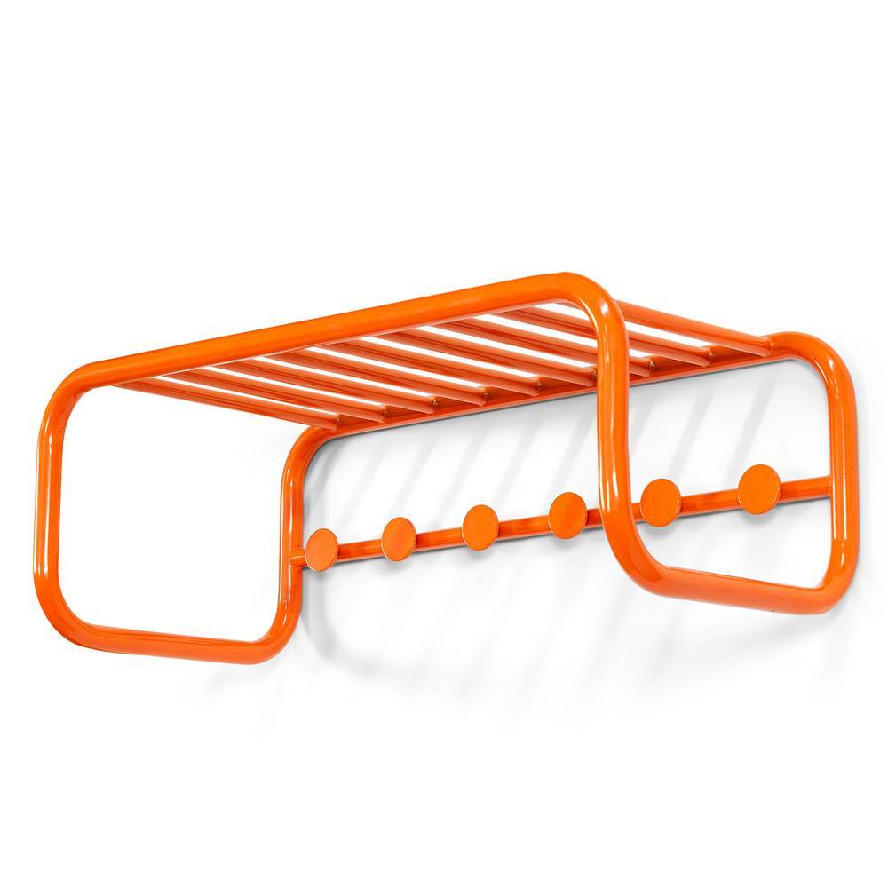 Retro Design-Wandgarderobe in Orange - Lezifa