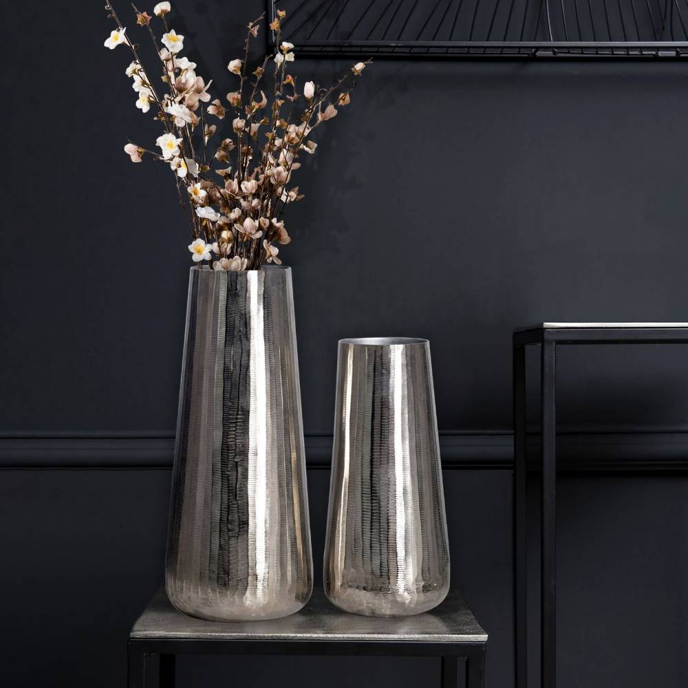 Elegante Vasenkombination aus Aluminium - Lymesca (zweiteilig)