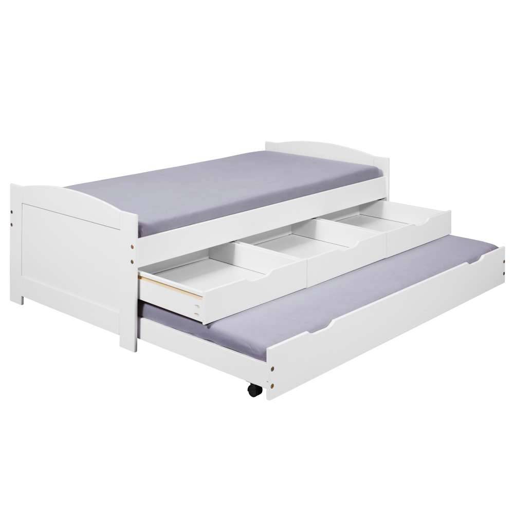 Bett Nanini in Weiß