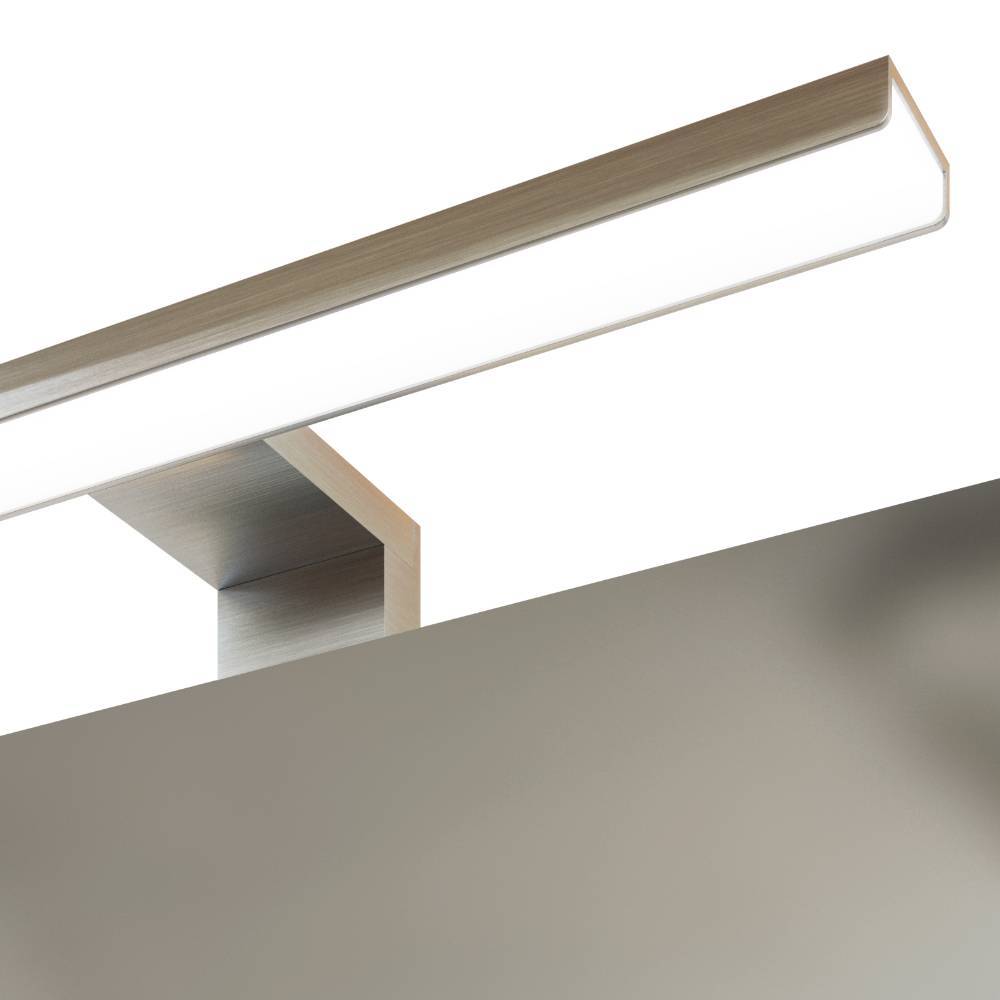 80cm Bad-Spiegelschrank in Graugrün - Malivtros