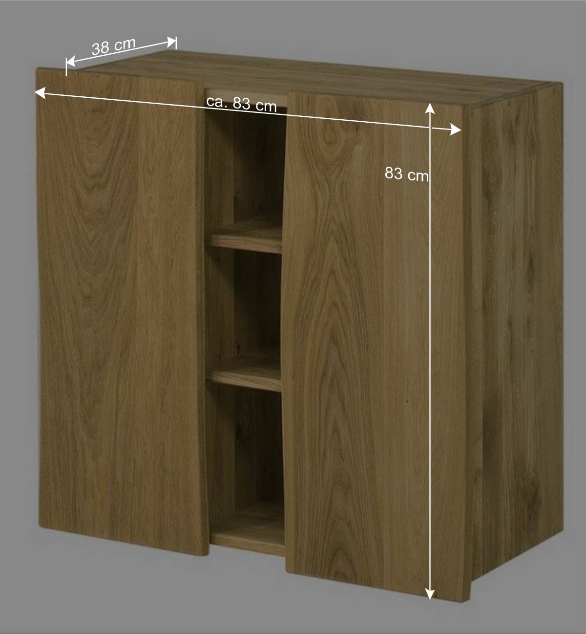 Massivholz Flurmöbel Set aus Eiche - Avidora (vierteilig)