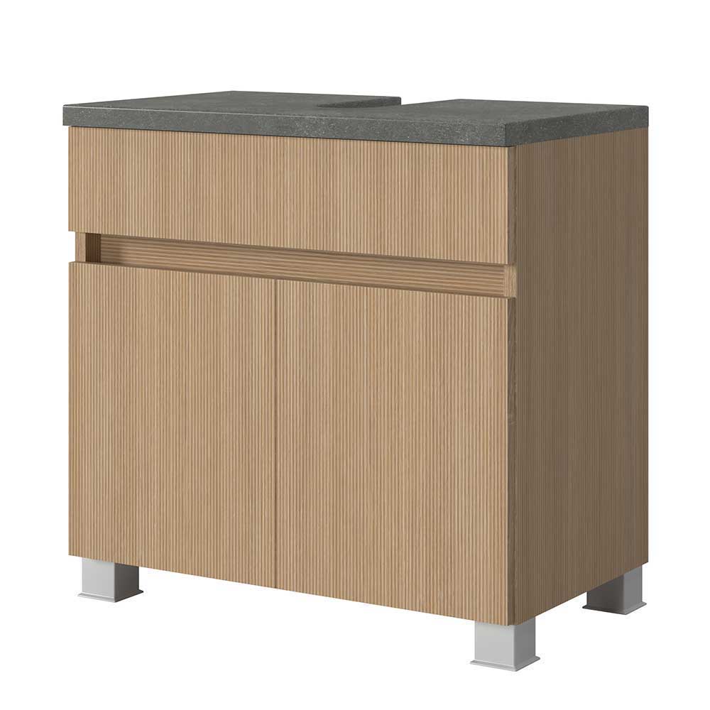 Kompletteinrichtung Badmöbel Set - Leitha (fünfteilig)