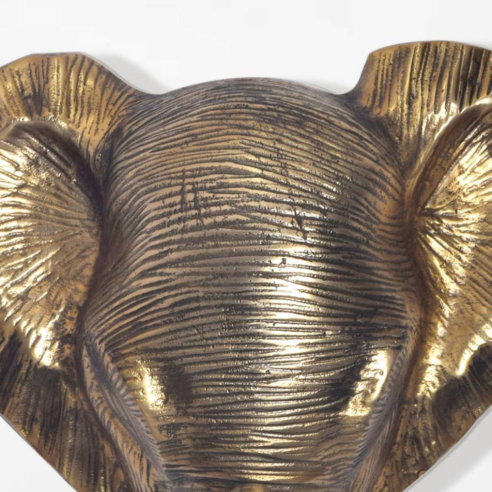 Wanddekoration Elefantenkopf aus Aluminium - Igorian