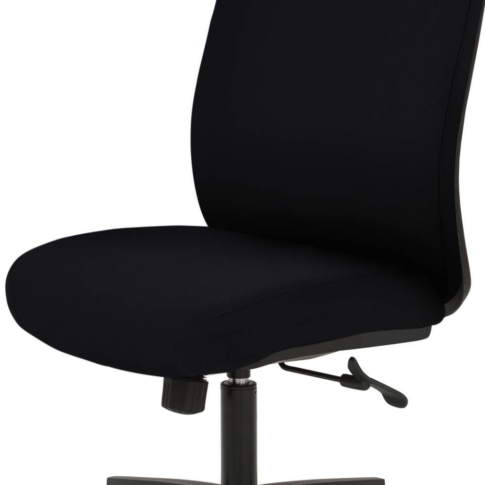 Bürostuhl mit Kopfstütze in Schwarz - Mino