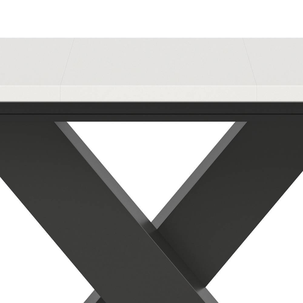 Esszimmer Esstisch mit X-Säulengestell - Mialano