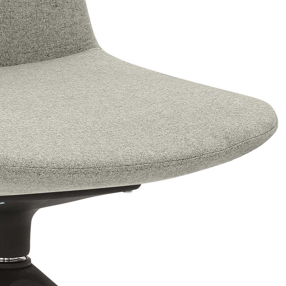 Drehbarer Stuhl in Grau mit Schwarz - Termingo
