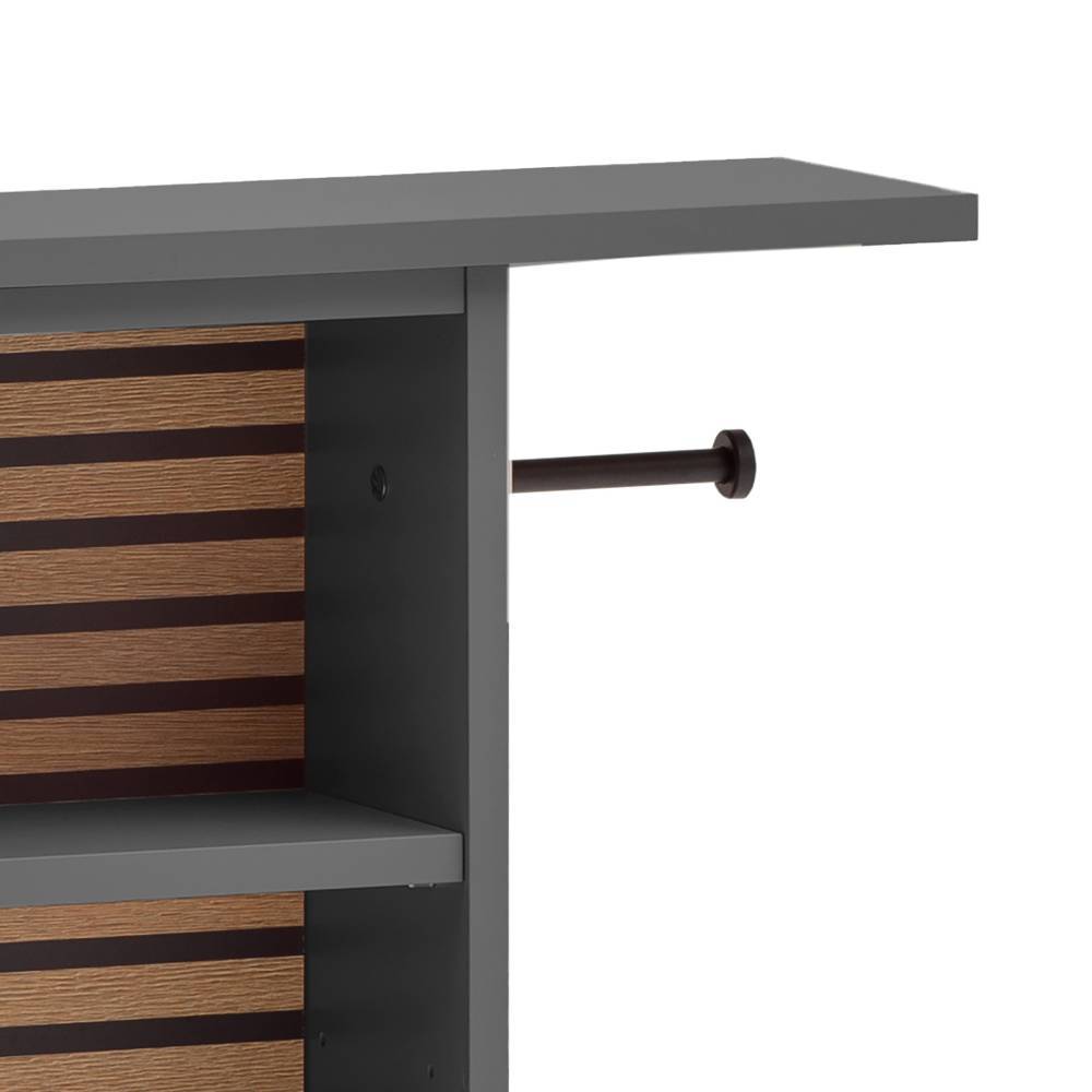 Integrierter WC-Papier Halter an der Seite des praktischen Bad Nischenschranks – Zyrian