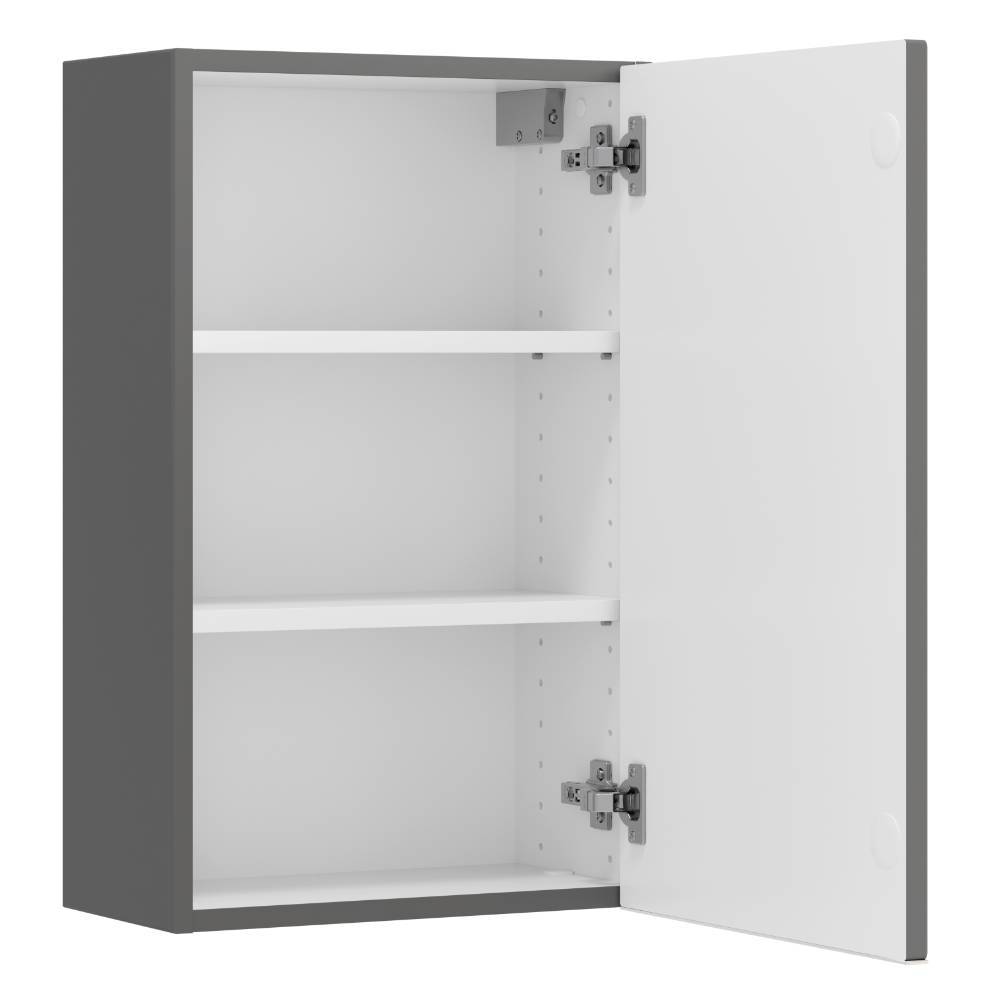 Bad-Oberschrank in Mattgrau - Reill