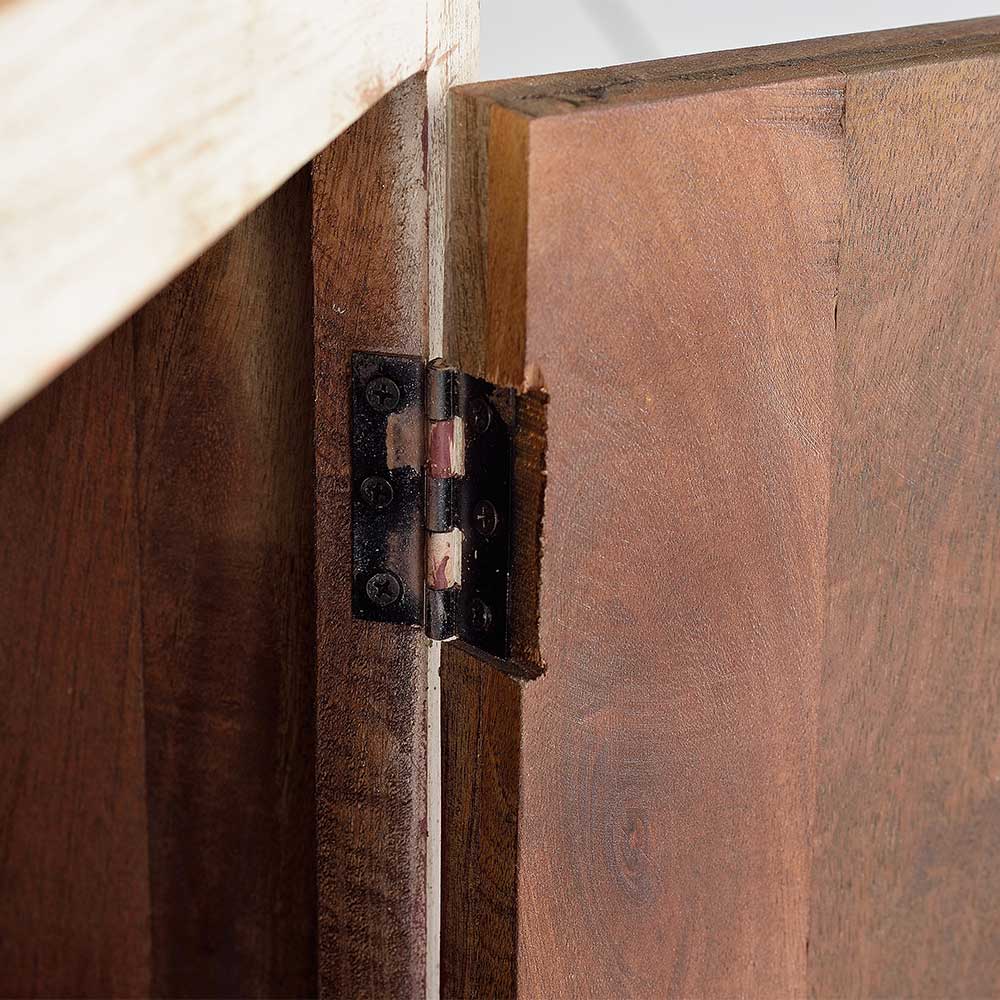 Oriental Design Türen-Kommode in Holz White Wash - Jula