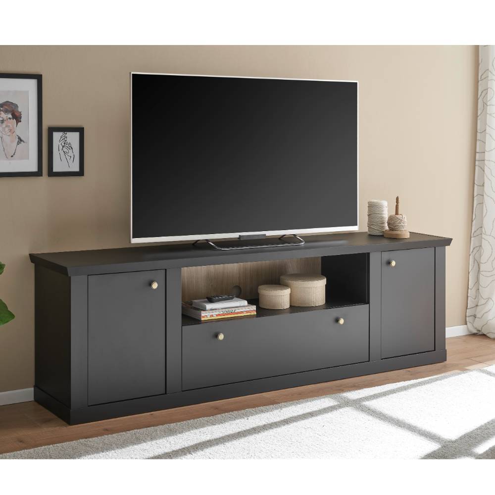 Modern Country Wohnwandmöbel Set - Lulumo (dreiteilig)