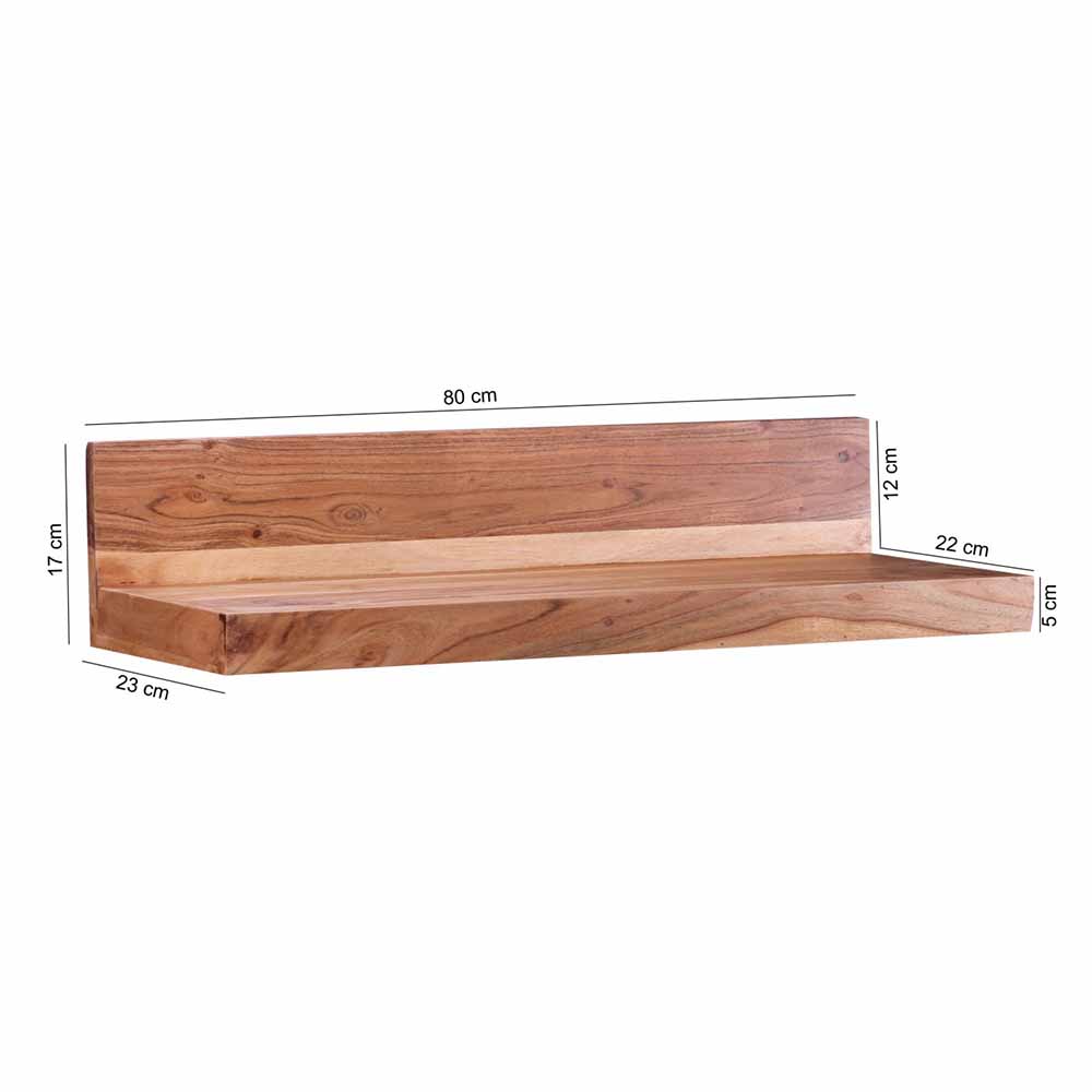 Holz-Wandboard Vislan in L-Form