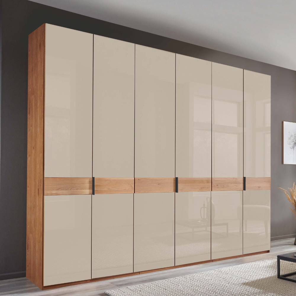 6-türiger Schlafzimmer-Kleiderschrank modern - Angelina