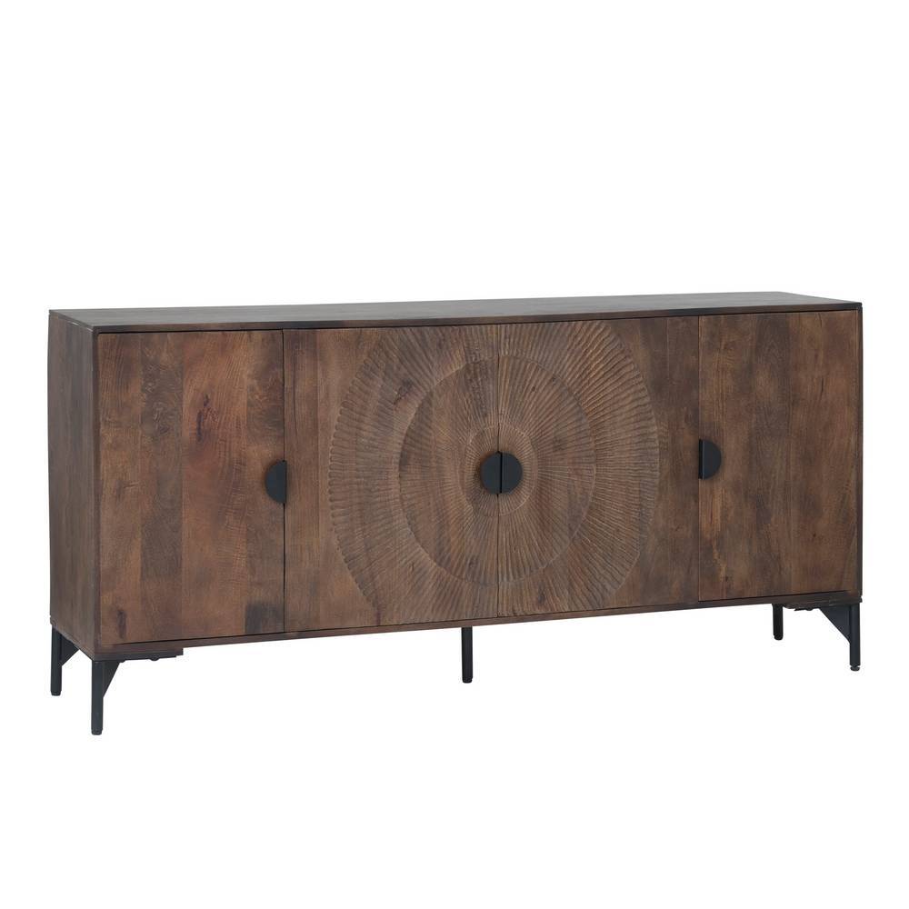 Mangholz-Sideboard in Walnussbraun - Epos