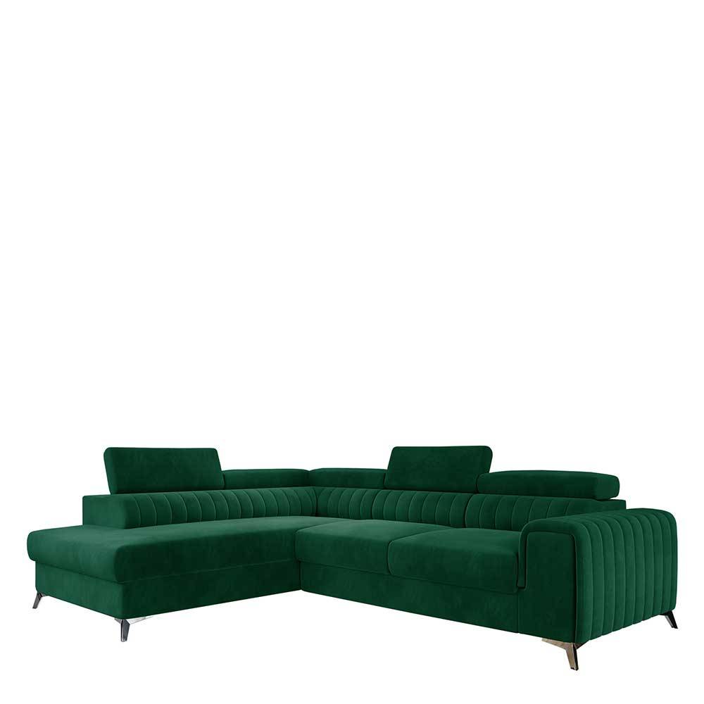 Wohnlandschaft mit Federkern und Bettfunktion - Wildsons