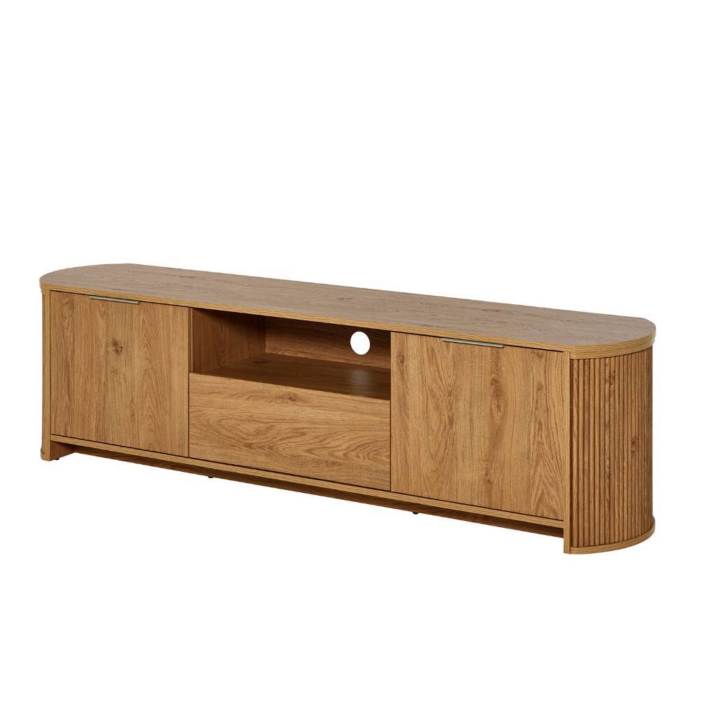 TV Unterschrank in Eiche Holzoptik - Nueva