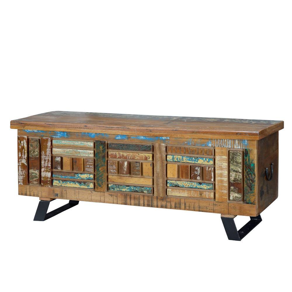 Shabby Chic Truhe aus Recyclingholz - Tunar