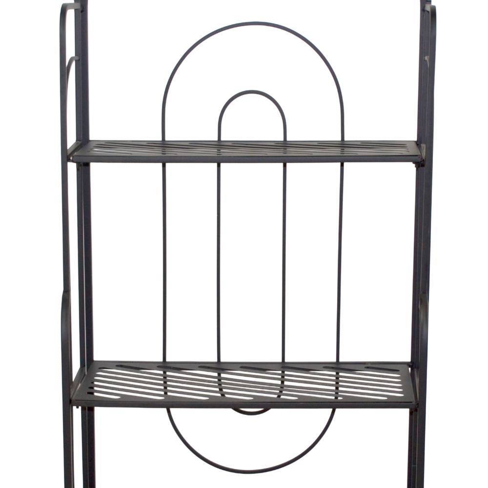 Design-Metallregal in Schwarz - Evensa