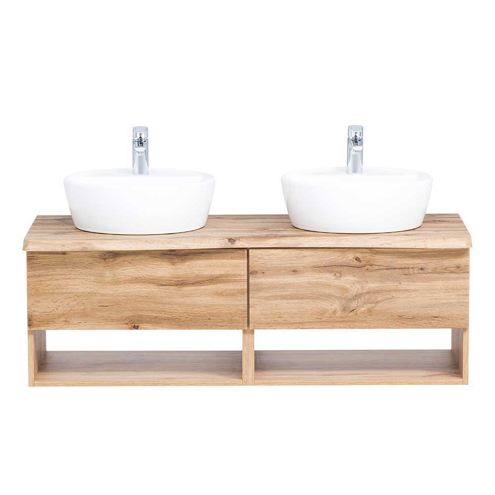 Moderne Badeinrichtung im Holz Look - Tofias I (vierteilig)