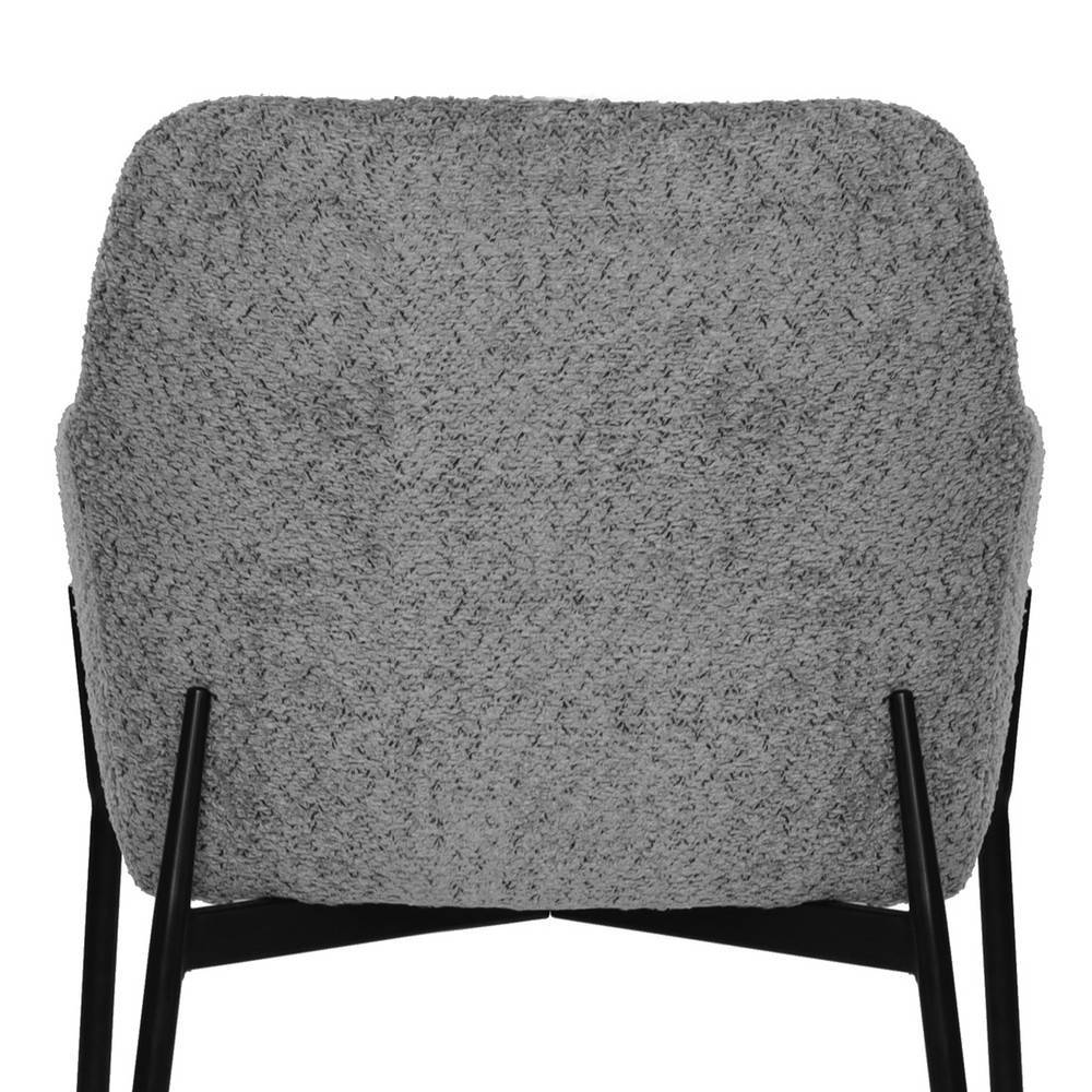 Esstisch-Sessel in Grau Boucle - Tulagan (2er Set)