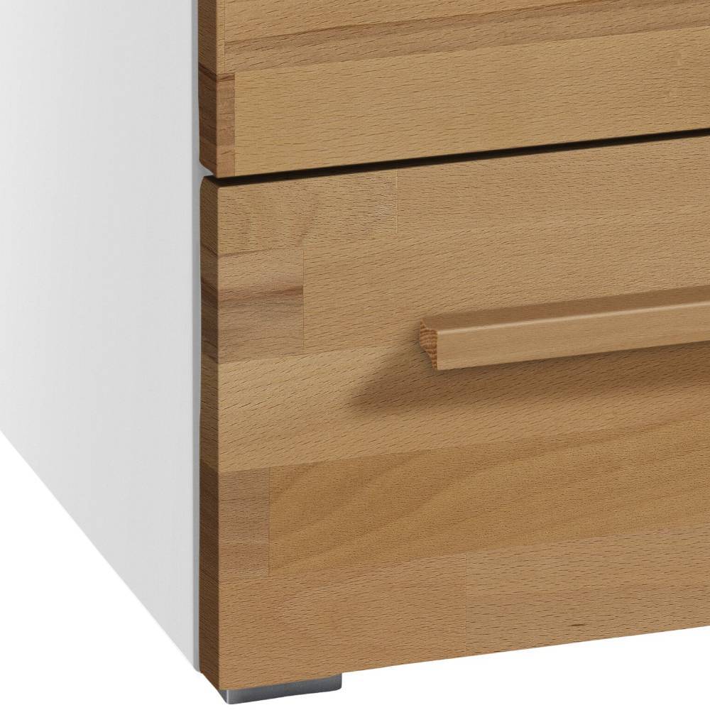 4-Schubladen-Hochkommode in Kernbuchefarben - Stipendia