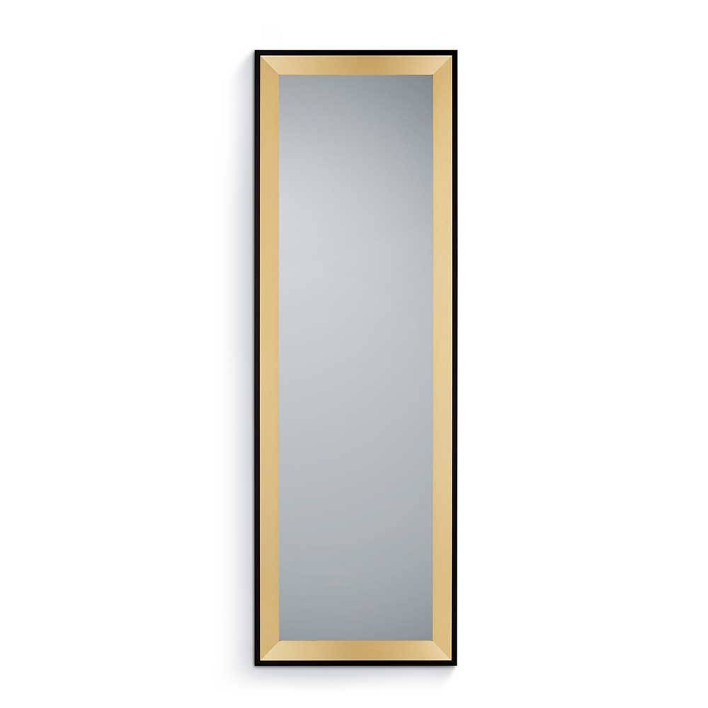 Spiegel mit Rahmen in Gold & Schwarz - Limoncito
