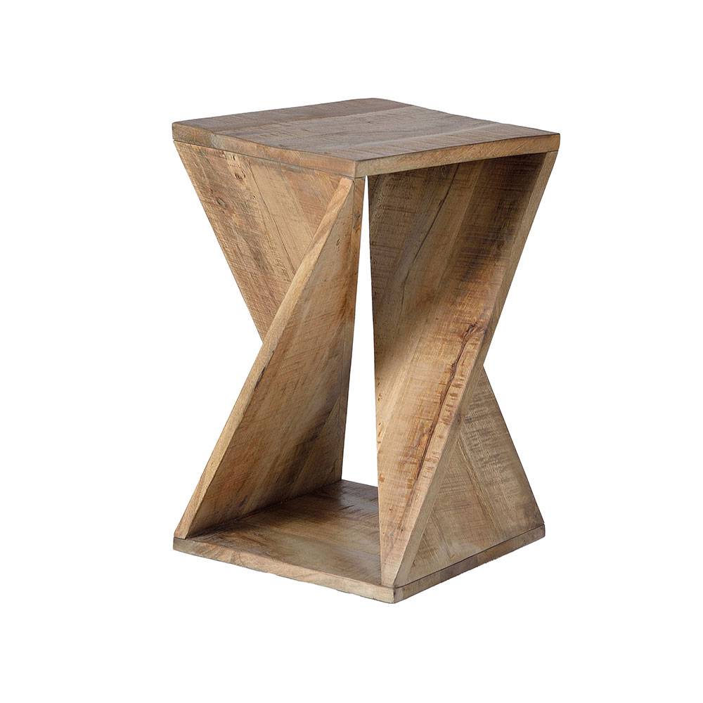 Mangoholz Beistelltisch im Sanduhr Design - Cooba