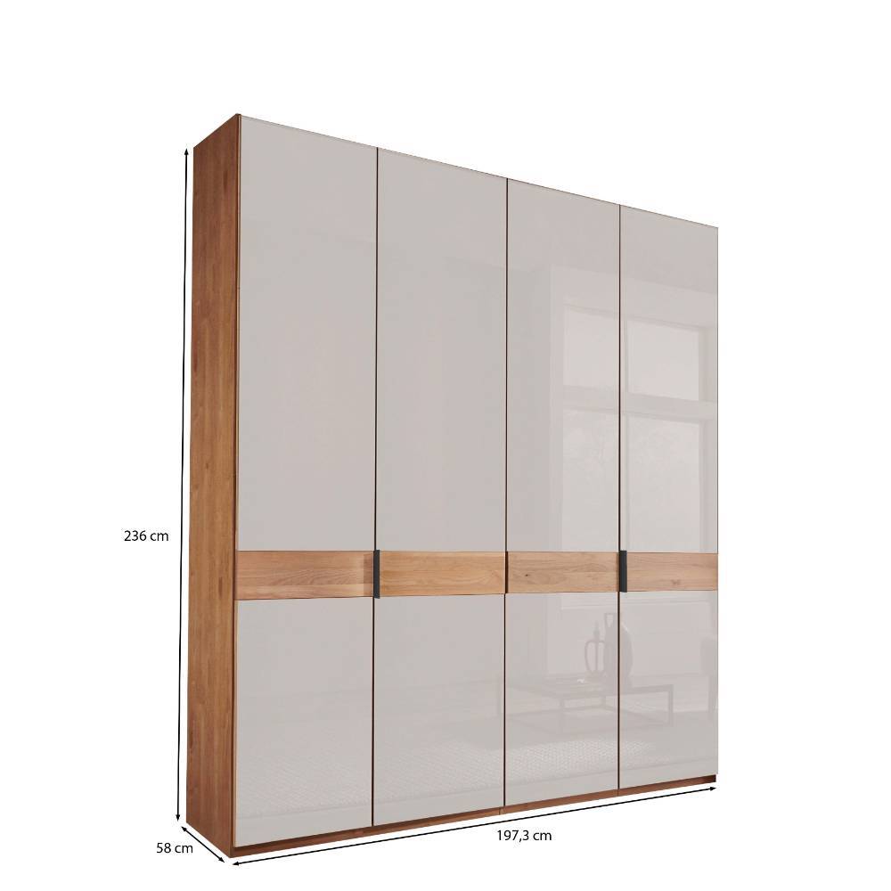 Drehtüren-Schlafzimmerschrank 4-türig - Dilacco