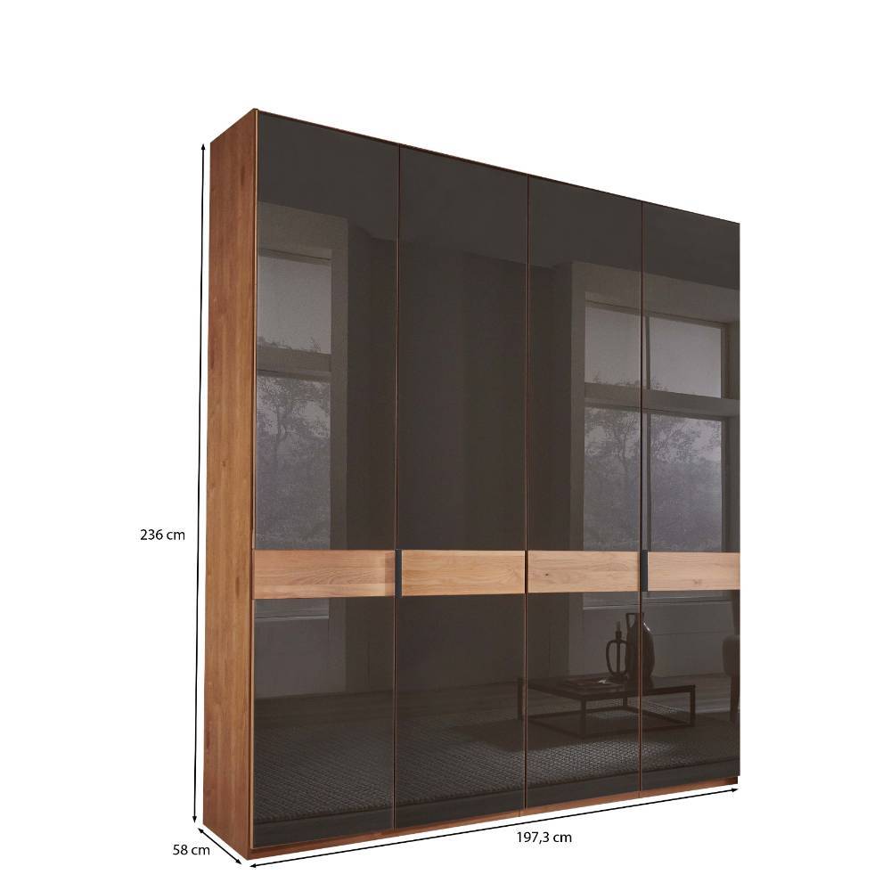 4-türiger Schrank mit Glasfront - Hung