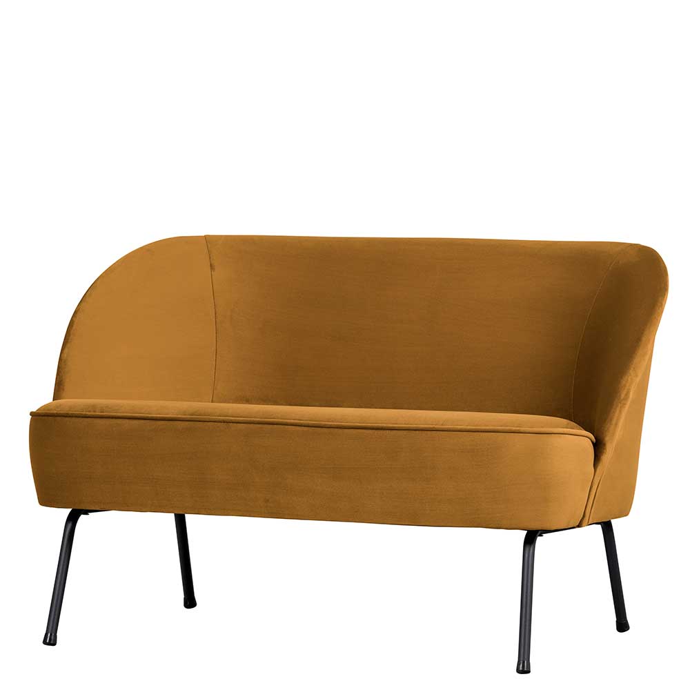 Elegantes Sofa in Gelb Samt - Furcia