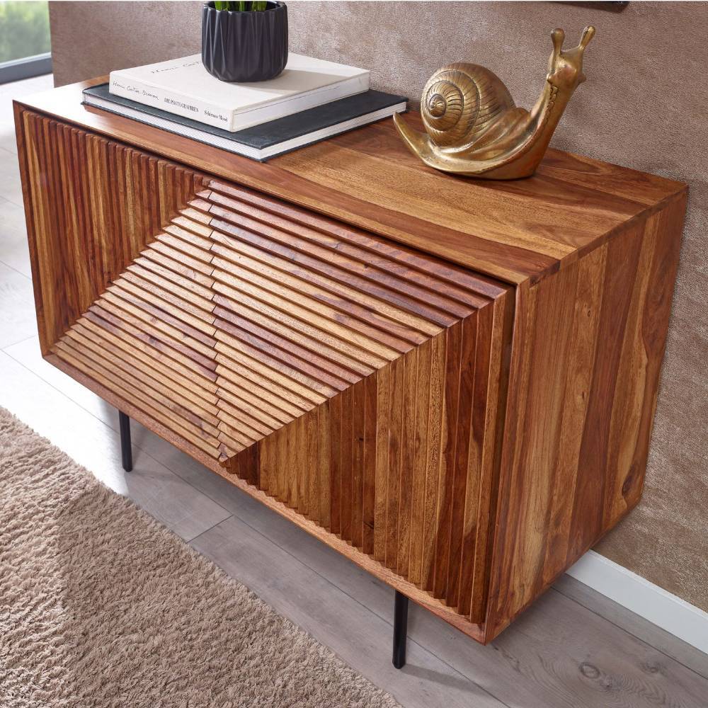 Design-Kommode aus Sheesham Massivholz - Lisadolna