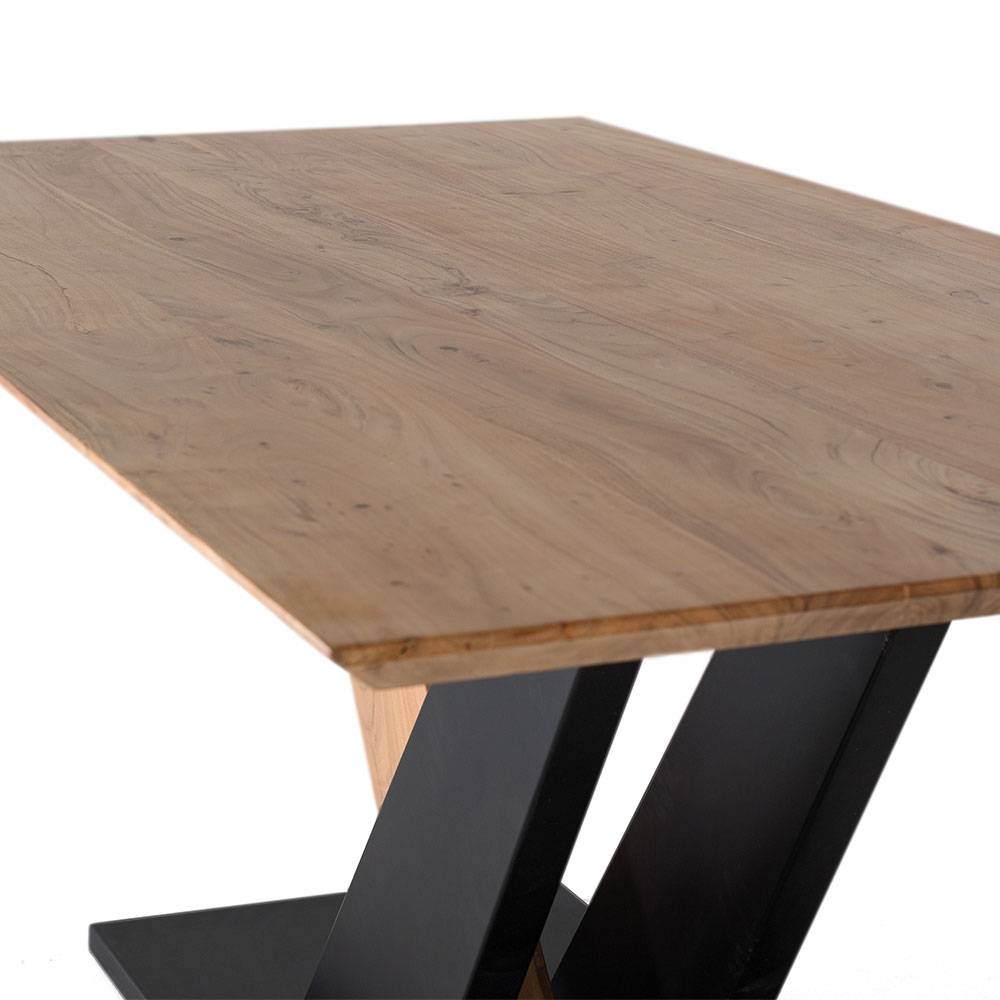 Esszimmertisch mit V-Design Säulengestell - Muscetta
