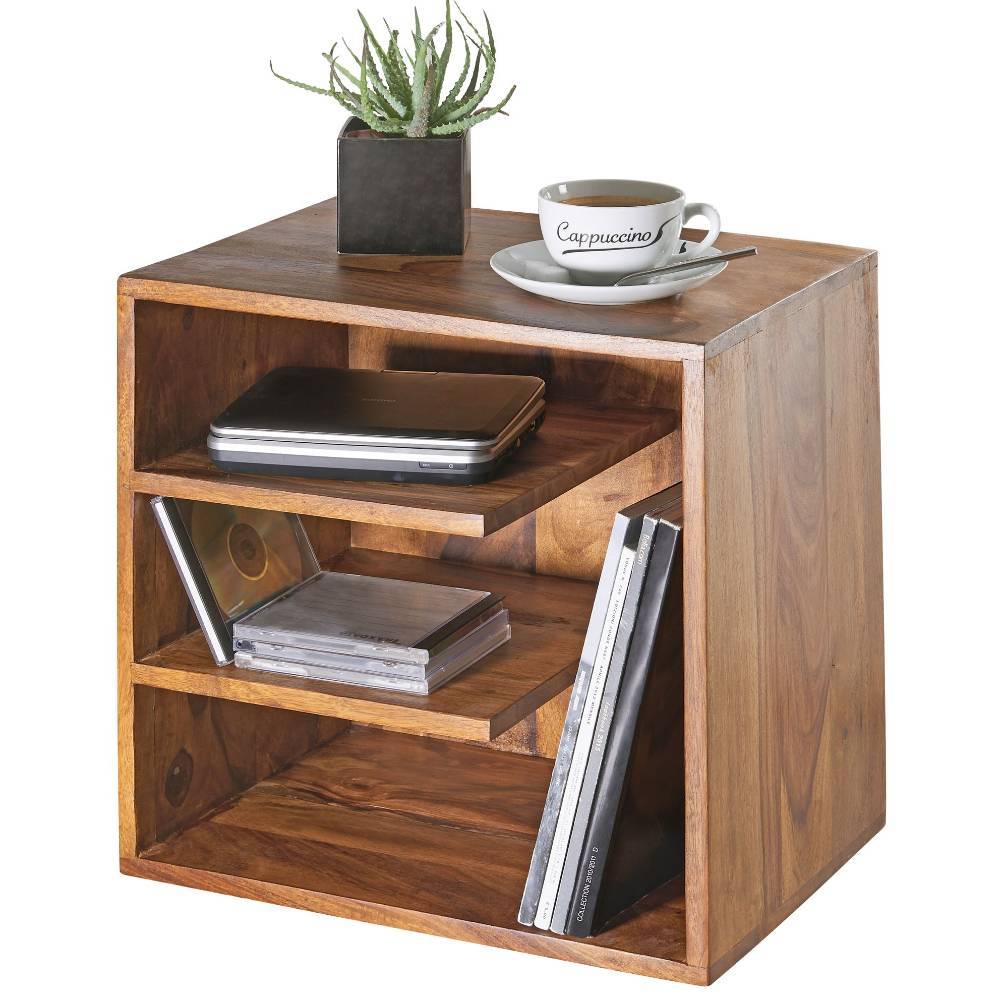 Massivholz Regal aus Sheesham Massivholz - Yohana
