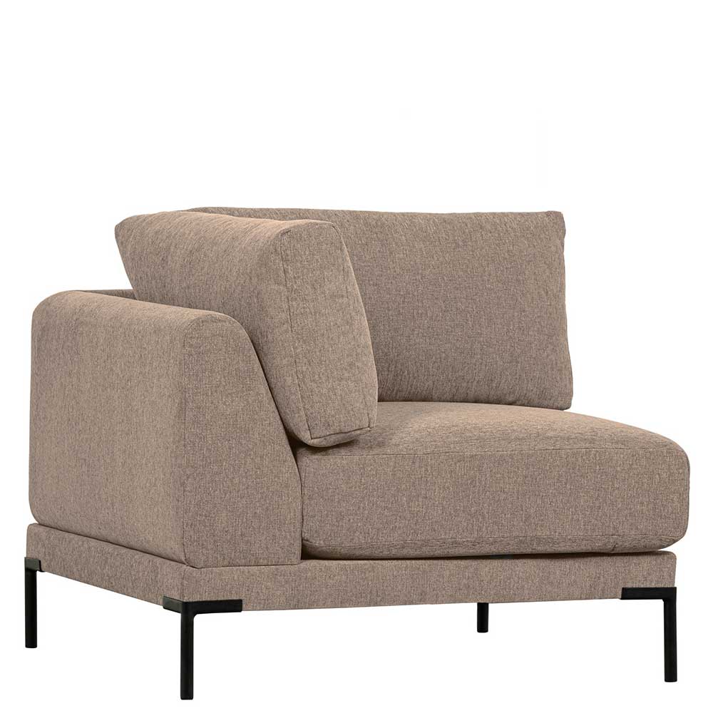 Modulsofa Eckelement in Schlammfarben - Alamo