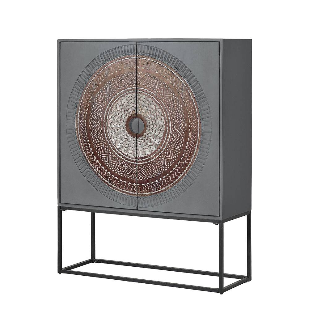 Highboard - dekorativ mit Mandala - Mesusco
