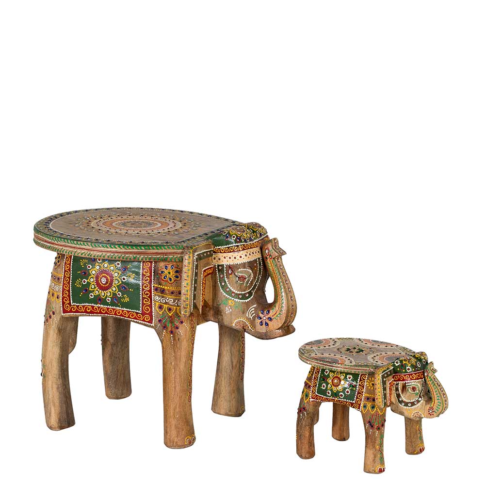 Elefanten Tische im Orient Stil - Santjana (zweiteilig)