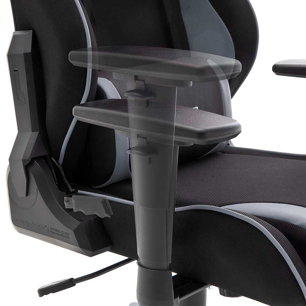 Gaming Computer Stuhl ergonomisch mit Kissen Lordosenstütze - Estata