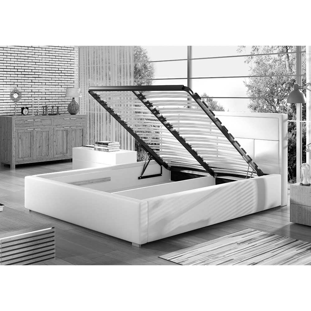 Samt Doppelbett in Bordeaux Rot - Lelolenilia