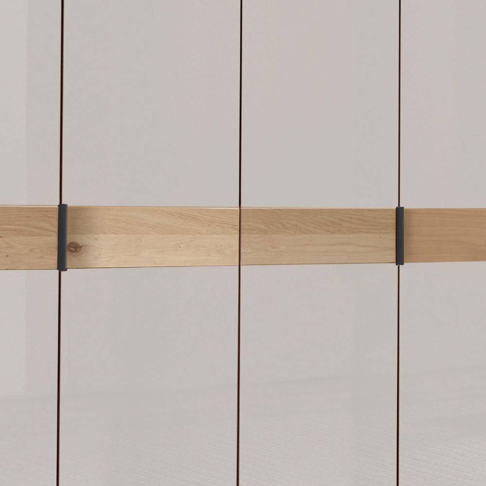 8-türiger Kleiderschrank mit Glasfront - Crucav