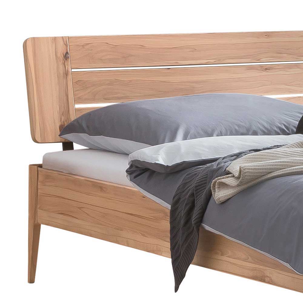 Elegantes Doppelbett aus Wildbuche - Seletana