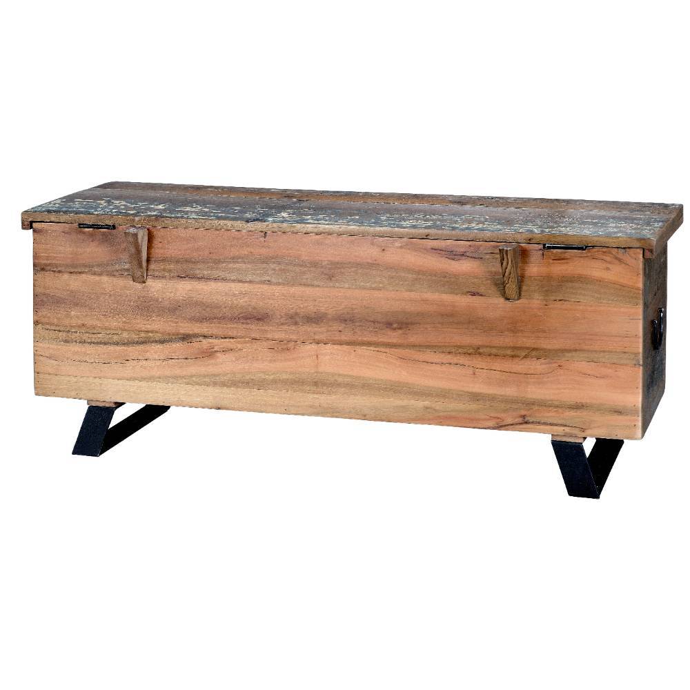 Shabby Chic Truhe aus Recyclingholz - Tunar